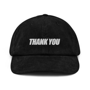 Thank You Cord Hat - thankyoucool